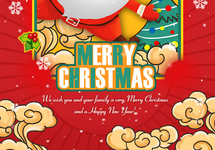 We wish you and your family a very Merry Christmas and a Happy New Year!
