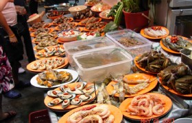 seafood at Lei Yue Mun