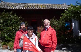 Our Swedish guests in Lijiang