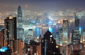 Night view Victoria Harbour hk 7