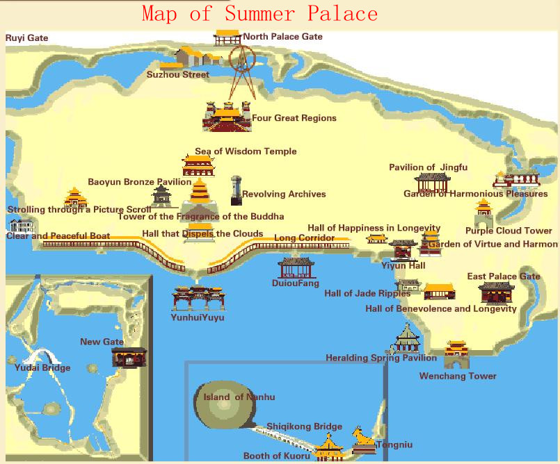 Summer Palace Map